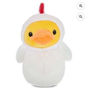 Chicken Duck Plush Stuffed Animal Toy - White and Yellow NWT 7-8” Easter 2026